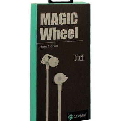 ND1 Magic Wheel Stereo Earphones With Mic, High quality with multiple colors