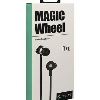 ND1 Magic Wheel Stereo Earphones With Mic, High quality with multiple colors