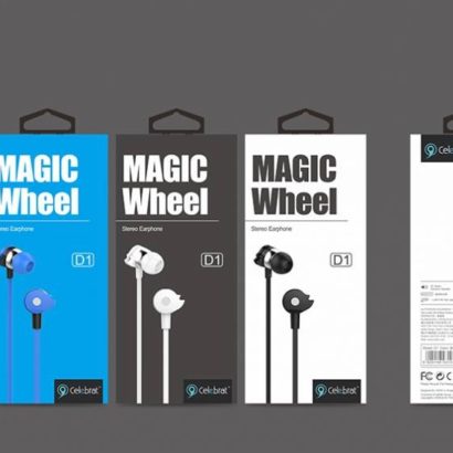 ND1 Magic Wheel Stereo Earphones With Mic, High quality with multiple colors