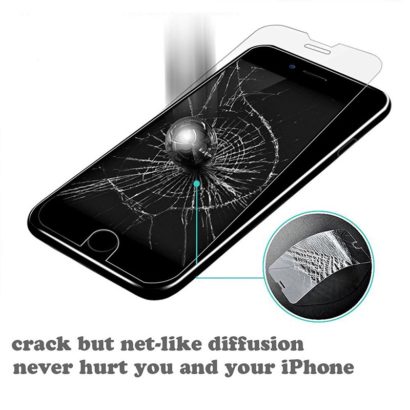 Glass protection screen phones from breakage 9H special, iPhone 7 and iPhone 7 Plus, against fingerprint and scratching