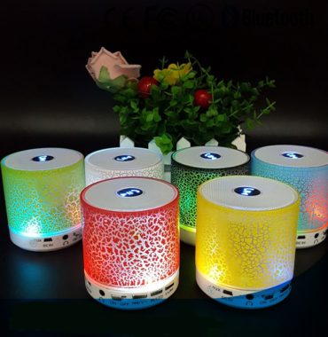 Speaker Audio with LED Light with Seven Color Change, Music S8 High Sound quality Bluetooth Speaker