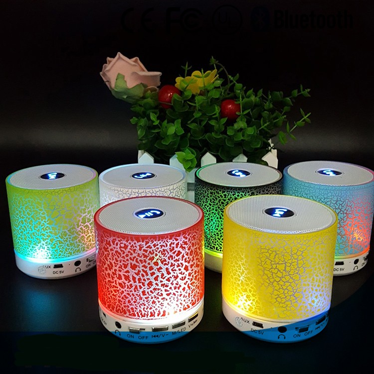 Speaker Audio with LED Light with Seven Color Change, Music S8 High Sound quality Bluetooth Speaker