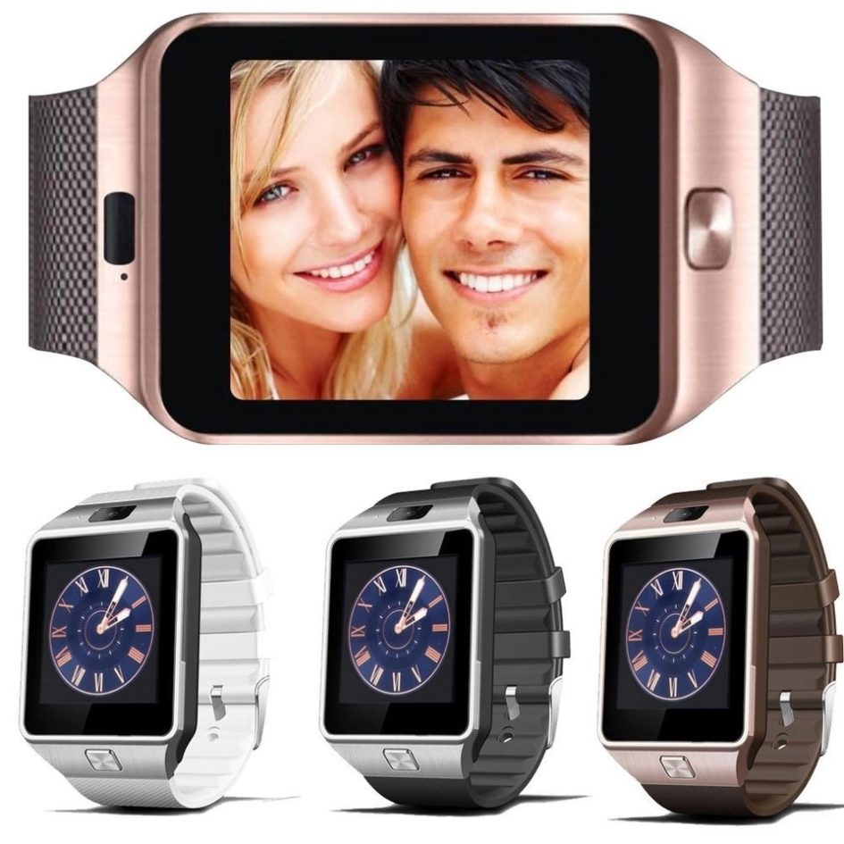 Smart Watch Touch Screen, Bluetooth, Memory, Sim Card, Call Function