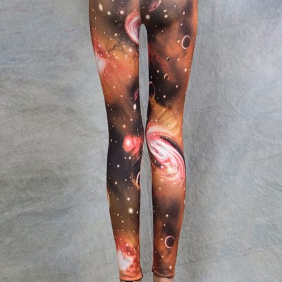 Galaxy print leggings