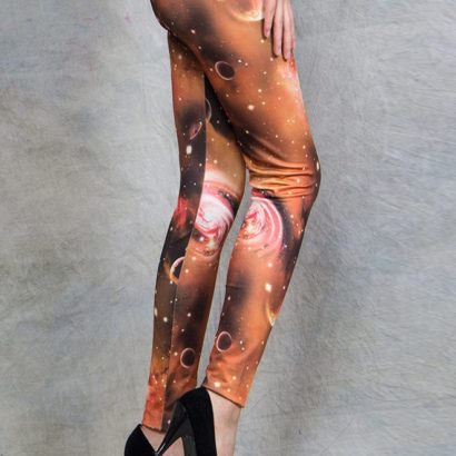 Galaxy print leggings