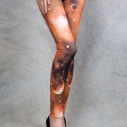 Galaxy print leggings