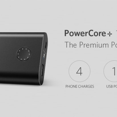 Anker PowerCore+ 10050Portable Charger with Qualcomm Quick Charge 3.0, 10050mAh Power Bank with PowerIQ Technology